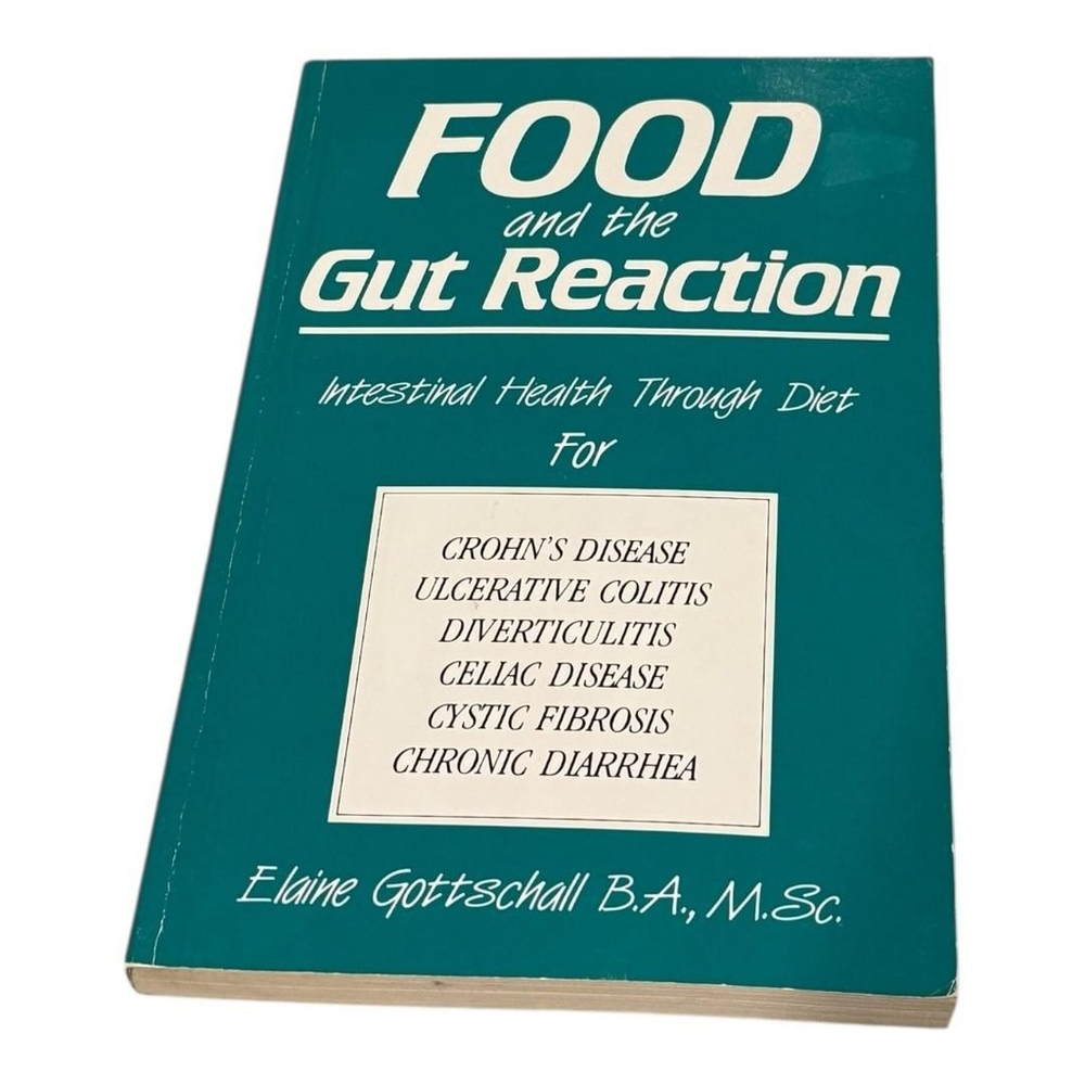 Food and the Gut Reaction Elaine Gottschall Paperback Crohn's Colitis Celiac
